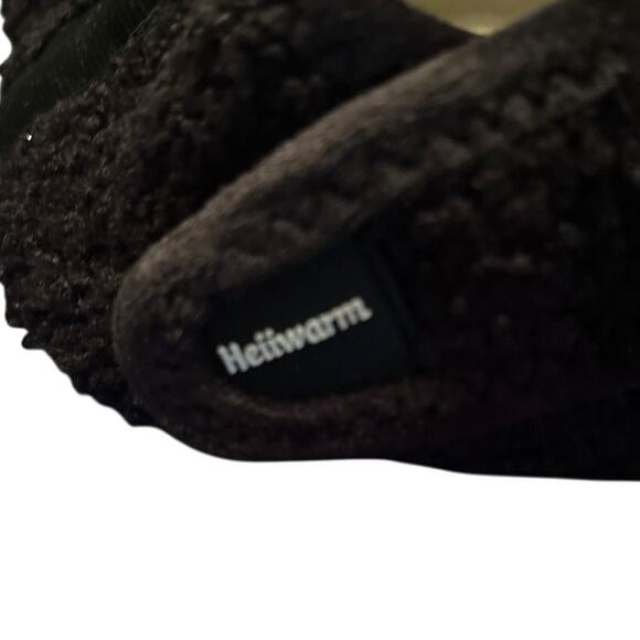 EUC Heiiwarm Kid's Fuzzy Slippers Hook and Loop Closure 8 1/2" From Heel to Toe - Picture 2 of 3